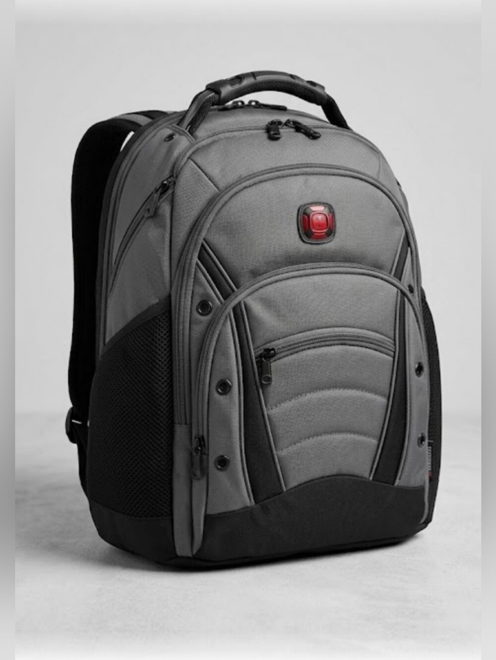 🔥NEW! WENGER Synergy 16 inch Laptop Backpack - Black/Gray NWT